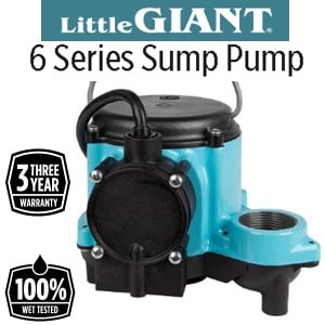Little Giant Pump Company Series Model 6 Cast Iron pumps has been used for over 80 years. The Series Model 6 pump is pictured